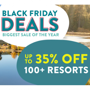 Extra Holidays EARLY BLACK FRIDAY DEALS: Up to 35% off Resort Vacations