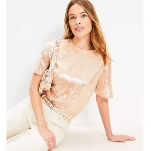 LOFT Sequin T恤