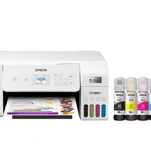 21% off Epson EcoTank ET-2800-W Wireless Color Inkjet Printer @Staples