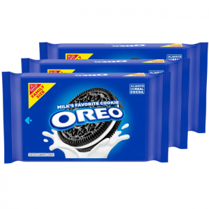 OREO Chocolate Sandwich Cookies, Family Size - 3 Packs @ Amazon