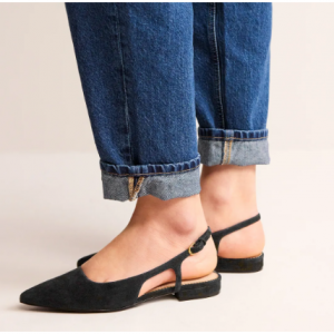 50% Off Cut Out Slingback Flat @ Boden