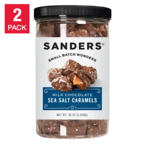 Sanders Milk Chocolate Sea Salt Caramels 36 oz, 2-pack @ Costco