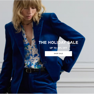 Up to 30% Off The Holiday Sale @ Zadig&Voltaire