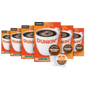 Dunkin' Original Blend Medium Roast Coffee, 60 Keurig K-Cup Pods @ Amazon