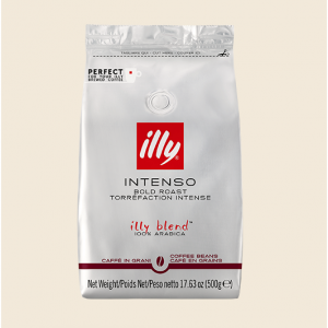 illy Intenso全豆咖啡 - 中度烘焙 - 500g 袋装