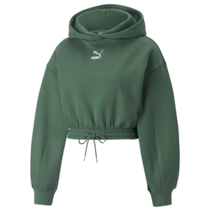 Puma | Womens  Classics Cropped Hoodie Fl 连帽卫衣