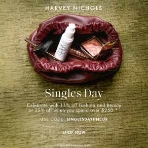 Harvey Nichols Single's Day Sale on Balenciaga, Canada Goose, Jacquemus, AEYDE, COACH & More 