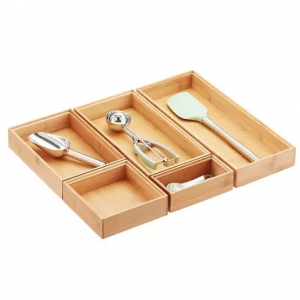 京都竹制堆叠抽屉收纳盒