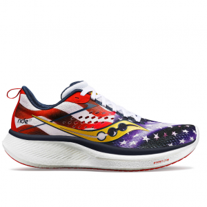 Saucony Stars & Stripes Ride 17 女士运动鞋