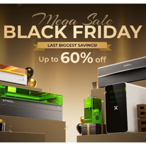 xTool Black Friday Sale up to 60% OFF, 10W xTool M1 Ultra Basic Bundle $999.99