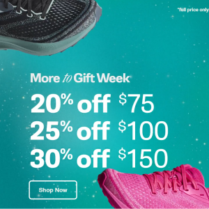 Merrell - 20% Off $75, 25% Off $100, 30% Off $150 on Full Price Items 