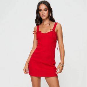 74% Off Lovers Quarrel Mini Dress Red @ Princess Polly UK