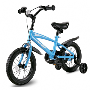 Naipo 14" Kids Bike Girls and Boys Blue Bike with Removable Training Wheels @ Walmart