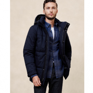Banana Republic Hooded Puffer Jacket