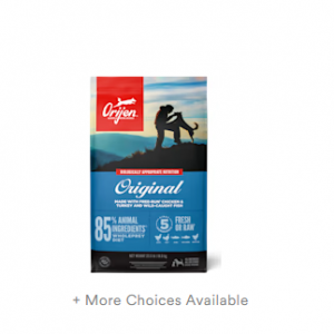 ORIJEN渴望无谷物原味高蛋白新鲜和生动物狗粮