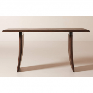 Tuske 棕色木書桌