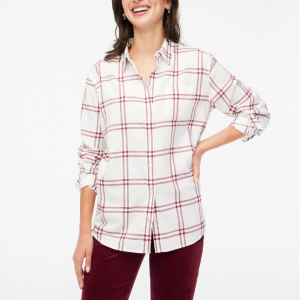 J.Crew 女士法兰绒衬衫