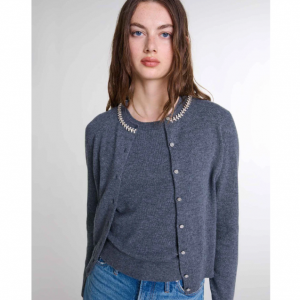 Maje 2-in-1 羊絨開衫