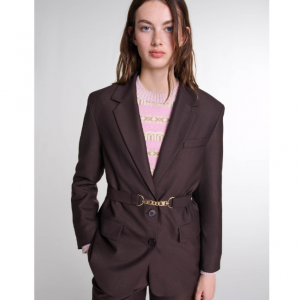 Maje 係帶西裝外套