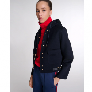 Maje 雙排扣短款大衣