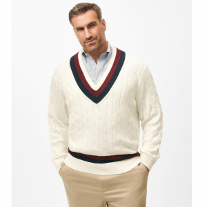 Brooks Brothers Big & Tall Supima® 男士网球针织衫