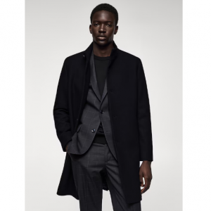 Mango 男士羊毛大衣