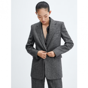 Mango 女士羊毛西装外套