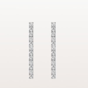 AUrate New York White Sapphire Tennis 耳环