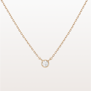 AUrate New York Medium Diamond Bezel 项链