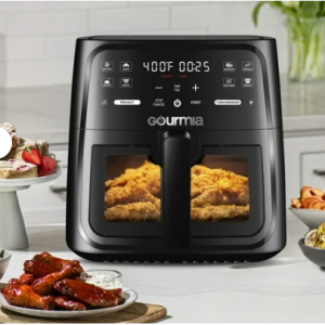 Gourmia 8-Quart Digital Window Air Fryer, with 8 One-Touch Functions @ Walmart