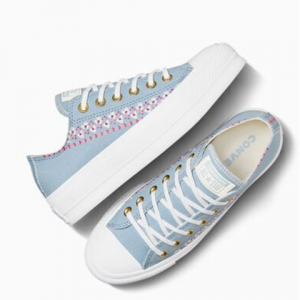 Converse Chuck Taylor All Star Lift Embroidered Florals 帆布鞋