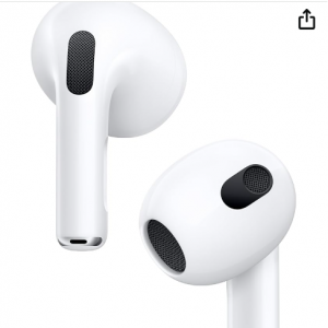 Amazon -  Apple AirPods 3 新一代真無線耳機，現價$93.06