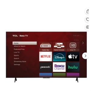 Walmart - TCL 75” S4 (75S41BR) 4K UHD HDR LED 智能電視 2024款，直降$120 