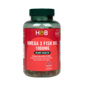 Holland & Barrett Omega 3 Fish Oil 1000mg 120 Capsules
