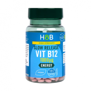 Holland & Barrett High Strength Slow Release Vitamin B12 1000ug 180 Tablets
