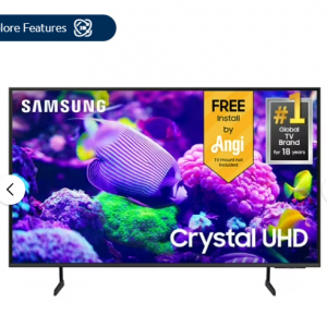 Walmart - 三星 85 英寸 DU7200B 水晶超高清 4K 智能電視 UN85DU7200BXZA 2024新款，直降$200