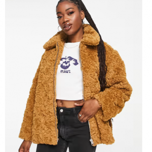 Monki 女士毛毛夹克