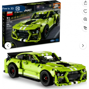 50% off LEGO Technic Ford Mustang Shelby GT500 Building Set,  42138 @Walmart