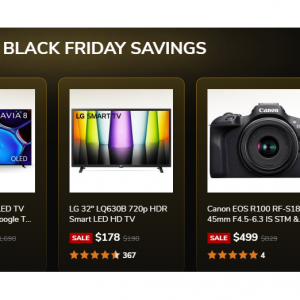 Abt Electronics Black Friday Sale up to 60% OFF,  iRobot Roomba Combo i5+ $299 & More