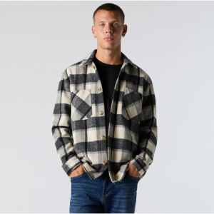 50% Off Plaid Shacket @ Urban Planet