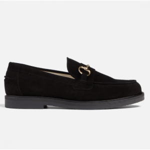 Duke + Dexter Wilde Black Suede Bit Loafer - Men's 乐福鞋