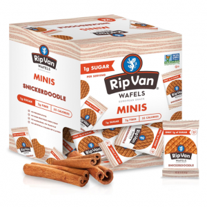 Rip Van Wafels Snickerdoodle Mini Stroopwafels - Low Carb Snacks (3g Net Carbs) - 32 Pack @ Amazon