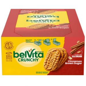 belVita Cinnamon Brown Sugar Breakfast Biscuits, 8 Packs (4 Biscuits Per Pack) @ Amazon