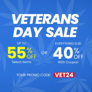 Happy Veterans Day! 40% Off Sitewide @ Diamond CBD