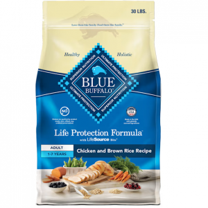 Blue Buffalo Life Protection Formula Chicken & Brown Rice Adult Dry Dog Food, 30 lbs.