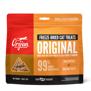ORIJEN Original Freeze-Dried Cat Treats, 1.25 oz.