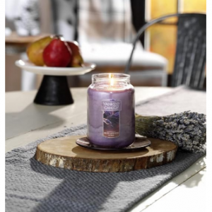 Yankee Candle Dried Lavender & Oak​ Scented, Classic 22 Oz Large Jar @ Amazon