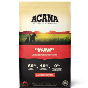 ACANA 无谷物红肉牧场狗粮 25 lbs.