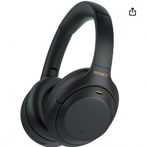 Amazon - Sony WH1000XM4 头戴式主动降噪无线耳机，5.7折