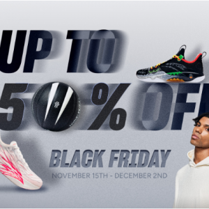 ANTA Sports - Up to 50% Off Black Friday Sale